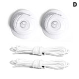 1Pair Sneaker ShoeLaces Elastic No Tie Shoe Laces