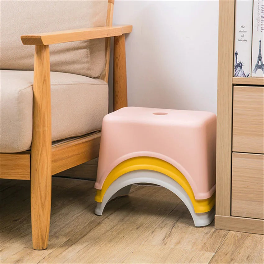 1Pc Non-slip Thickened Children Chairs Seat Kids Low