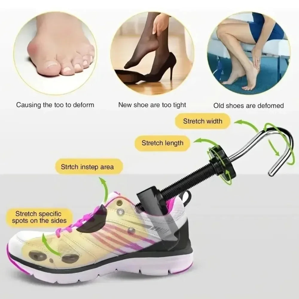 1Pc Unisex Adjustable Flats High Heel Boots Shoe
