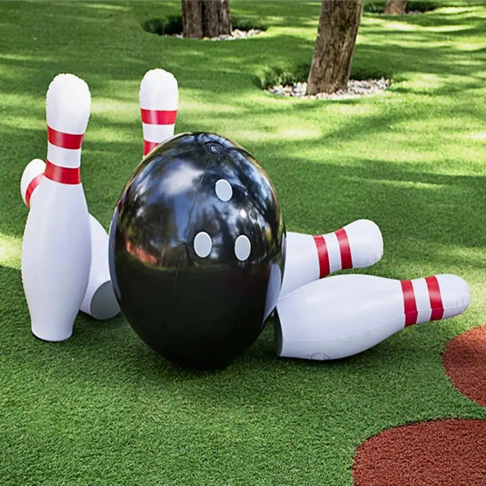 1Set Inflatable Bowling Set For Kids Adults Outdoor