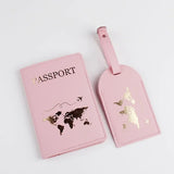 1Set PU Leather Flip Luggage Tag Light Soft