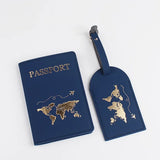 1Set PU Leather Flip Luggage Tag Light Soft