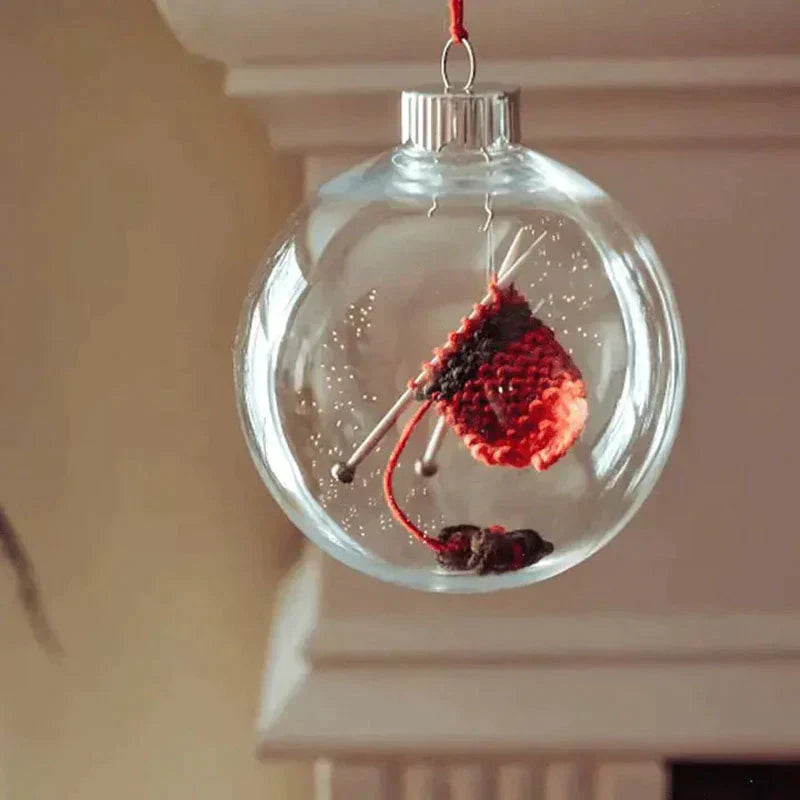 Knitting Christmas Ornament, Knit Gift, Holiday Decor, Knitters