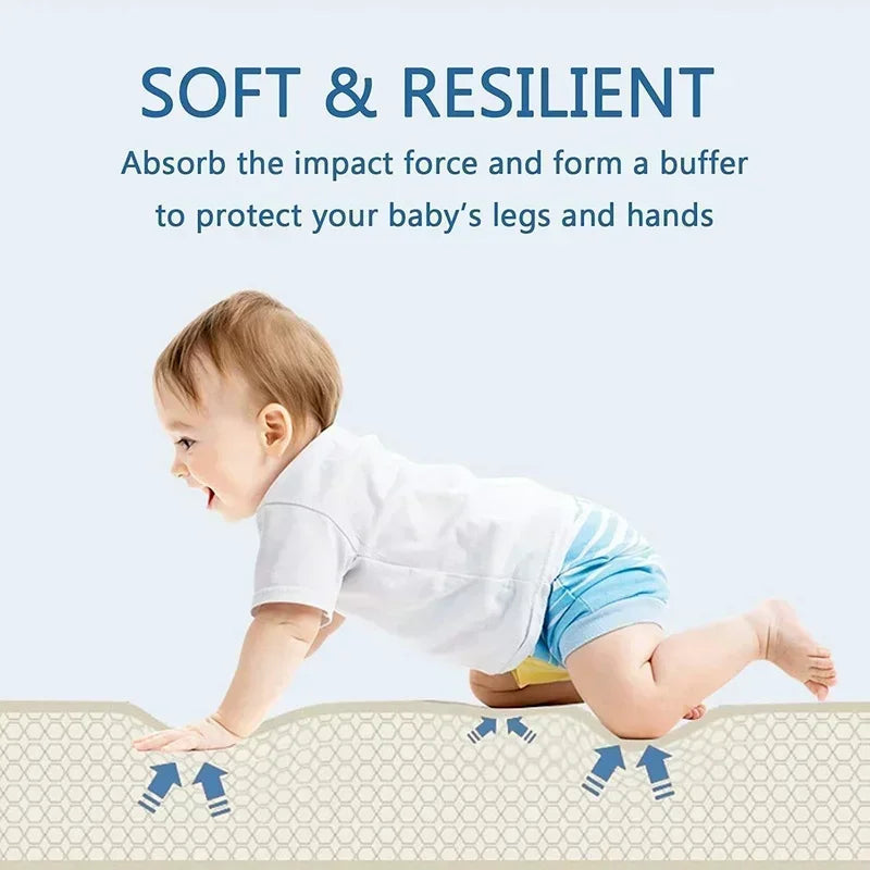 1cm Thick Foldable Floor Baby Play Mats Kids