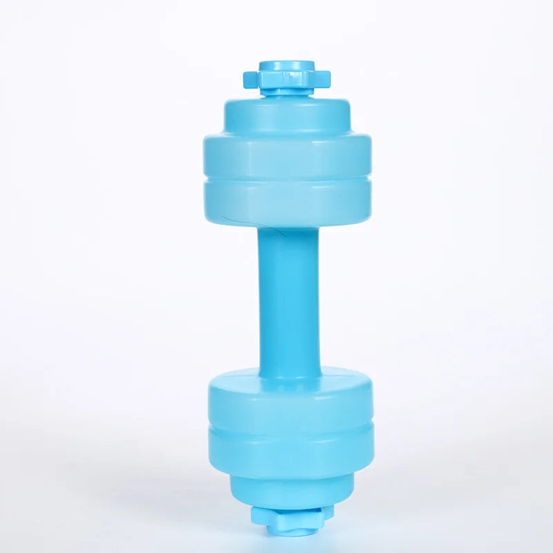 1kg Water Dumbbell Plastic Fitness Sports Aerobics Gym