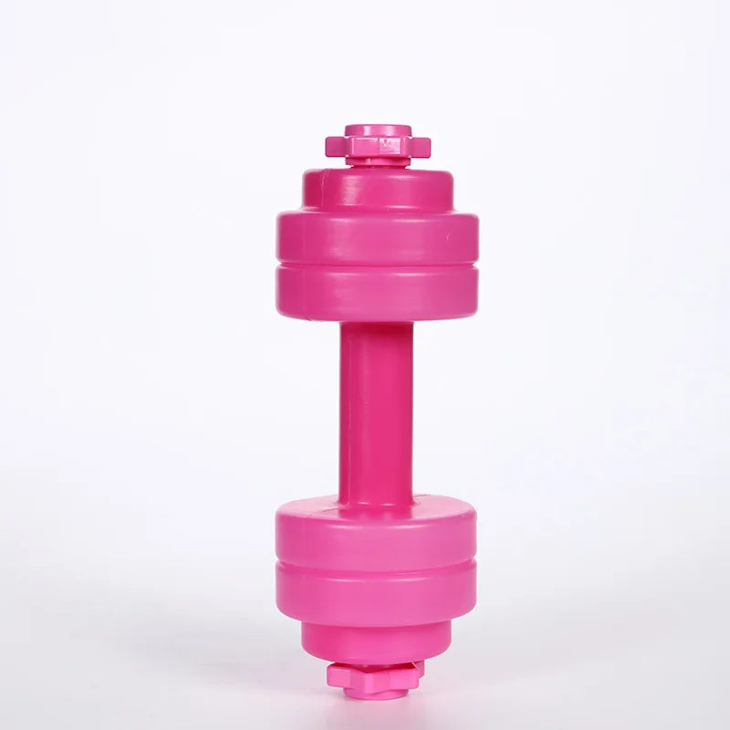 1kg Water Dumbbell Plastic Fitness Sports Aerobics Gym