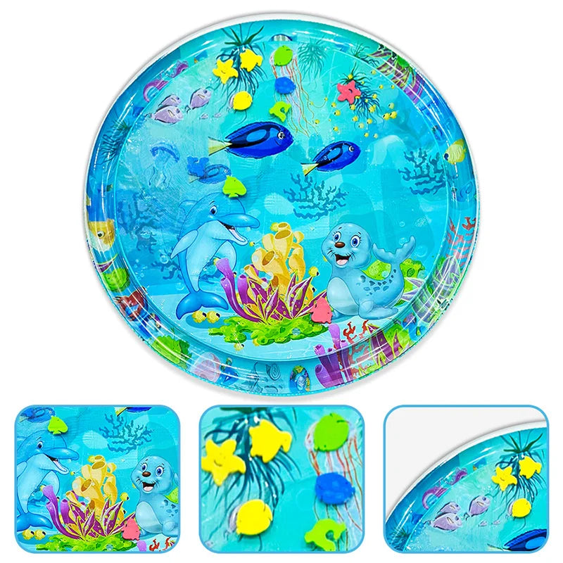 1pc 100cm Large Baby Playing Water Mat Dolphin