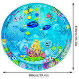 1pc 100cm Large Baby Playing Water Mat Dolphin