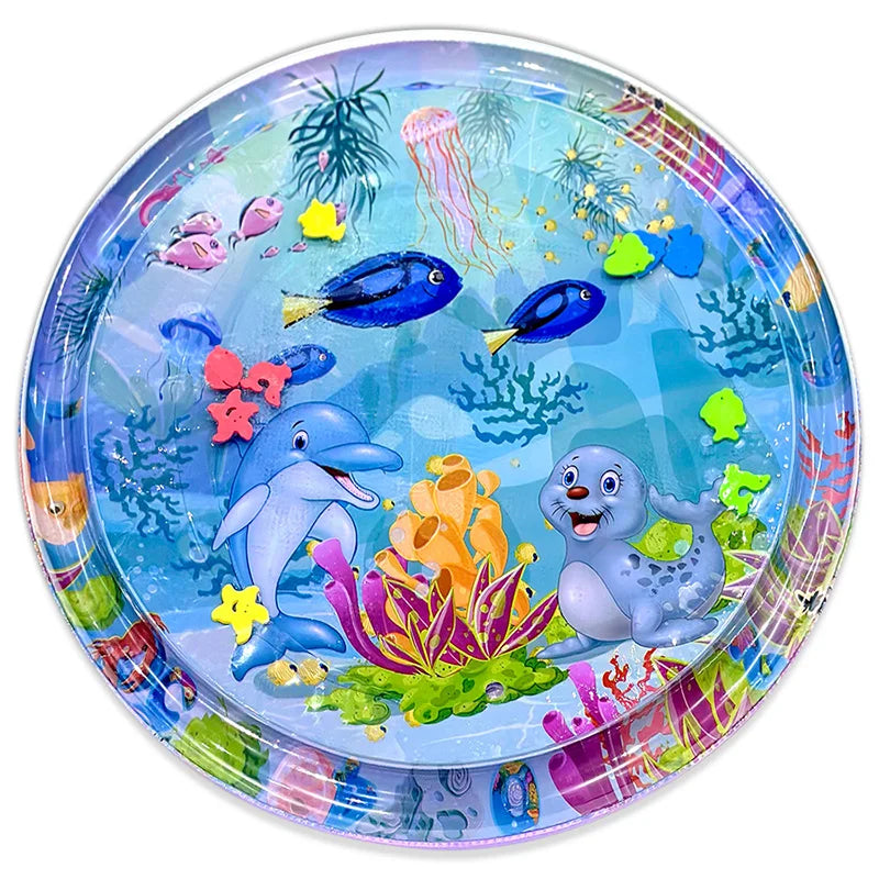 1pc 100cm Large Baby Playing Water Mat Dolphin