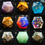 1pc 20 Sided D20 Dice Polyhedral Gemstone Various