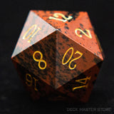 1pc 20 Sided D20 Dice Polyhedral Gemstone Various