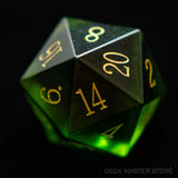 1pc 20 Sided D20 Dice Polyhedral Gemstone Various
