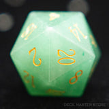 1pc 20 Sided D20 Dice Polyhedral Gemstone Various