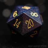 1pc 20 Sided D20 Dice Polyhedral Gemstone Various