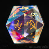 1pc 20 Sided D20 Dice Polyhedral Gemstone Various