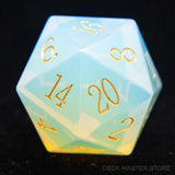1pc 20 Sided D20 Dice Polyhedral Gemstone Various