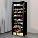 1pc-Multi layered dustproof shoe cabinet space shoe rack,