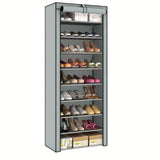 1pc-Multi layered dustproof shoe cabinet space shoe rack,