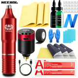 1set, Neebol Wireless Tattoo Kit - Rotary Professional