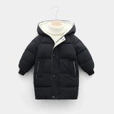 2-12Y Kids Down Long Outerwear Winter Clothes Teen
