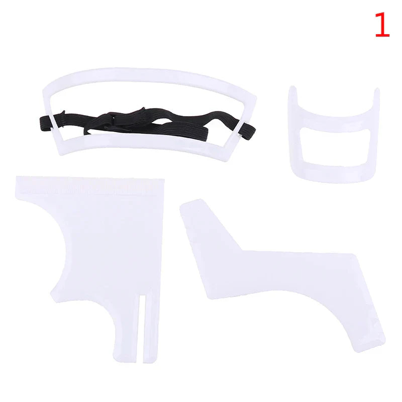 2/3/4Pcs/Set Neckline Shaving Template Guide Haircut Kit Tool