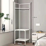2/3 Layer Corner Coat Rack Multi-function Floor Standing