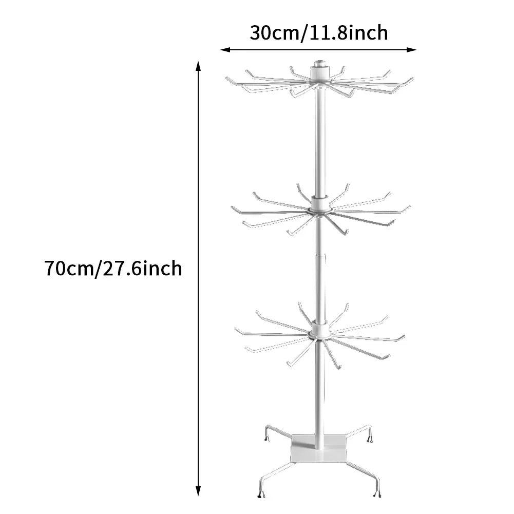 2/3 Layers Home Storage Bags Exhibition Display Stand