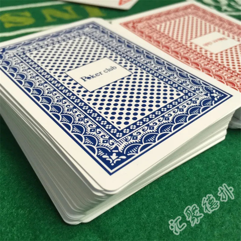 2 PCSSet Baccarat Texas Hold'em Plastic Waterproof Scrub