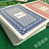 2 PCSSet Baccarat Texas Hold'em Plastic Waterproof Scrub