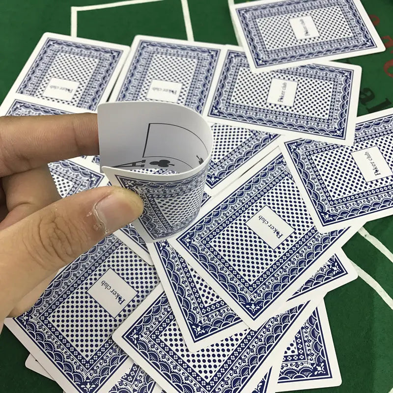 2 PCSSet Baccarat Texas Hold'em Plastic Waterproof Scrub