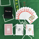 2 PCSSet Baccarat Texas Hold'em Plastic Waterproof Scrub