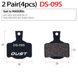 2 Pair (4pcs) MTB Bicycle Hydraulic Disc Ceramics