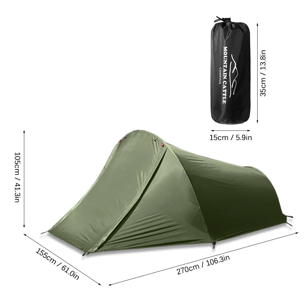 2 Person Camping Tent Outdoor Tents Waterproof Summer