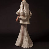 2Piece Evening Dress Coat Dress Formal Party Gown
