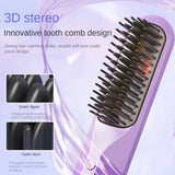 2 in 1 Wireless Hair Straightener Hair Curler