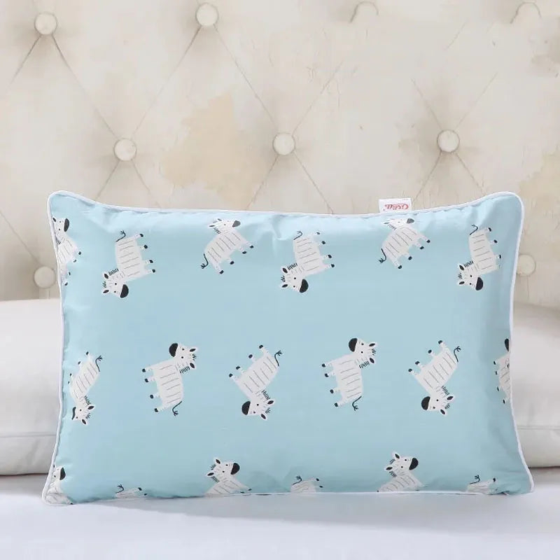 Colors 29x45cm Kids Pillow Case Cartoon Zoo Baby