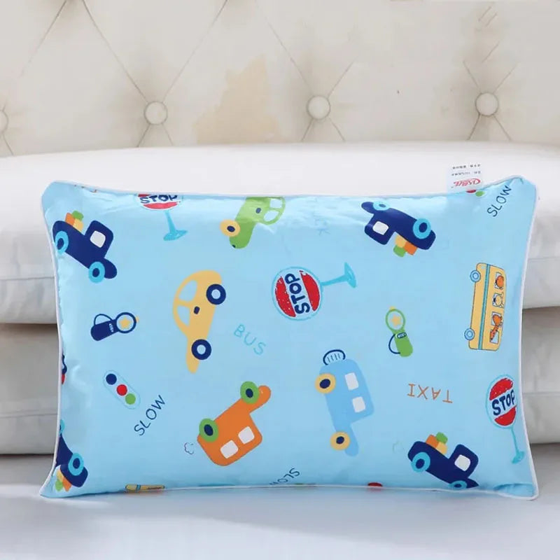 Colors 29x45cm Kids Pillow Case Cartoon Zoo Baby
