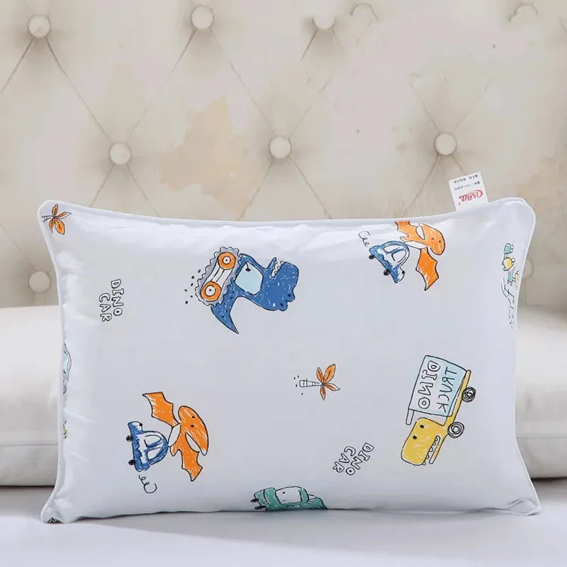 Colors 29x45cm Kids Pillow Case Cartoon Zoo Baby