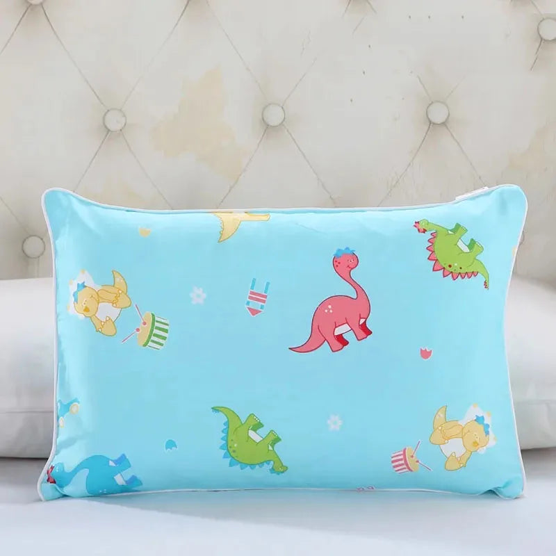 Colors 29x45cm Kids Pillow Case Cartoon Zoo Baby