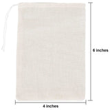 200 Pack Cotton Muslin Bags Sachet Bag Multipurpose Drawstring Bags