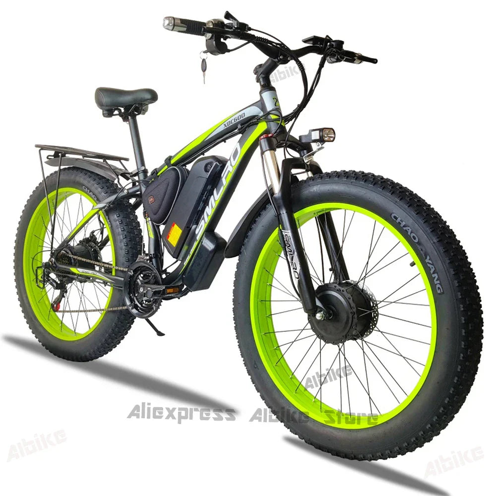2000W Fat Tire Electric Bike 48V 22Ah 26" Mountain Ebike