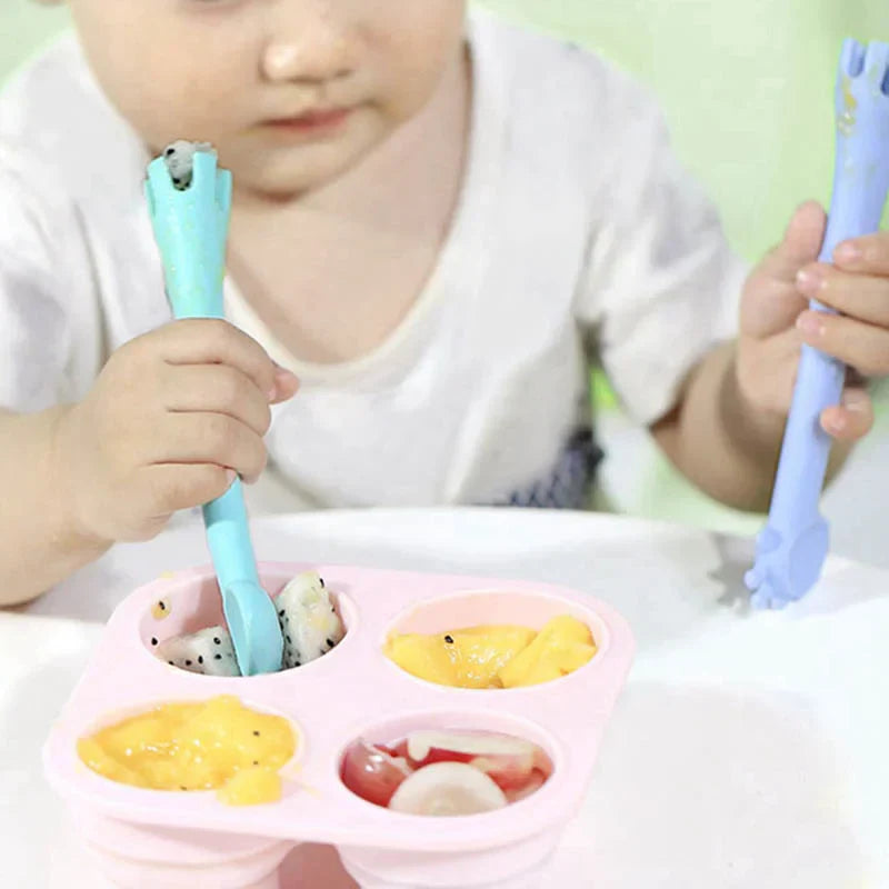 2021 NEW Silicone Spoon Giraffe Bpa Free 1Pc