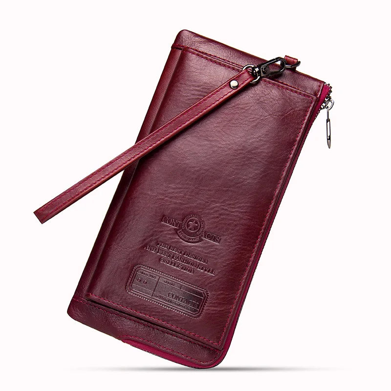 2022 Men's RFID Genuine Leather Wallet Clutch with Free Engraving