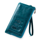2022 Men's RFID Genuine Leather Wallet Clutch with Free Engraving