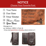 2022 Men's RFID Genuine Leather Wallet Clutch with Free Engraving