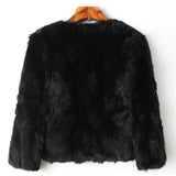 2022 Winter Women The Real Rabbit Fur Coat