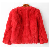 2022 Winter Women The Real Rabbit Fur Coat