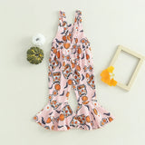 2023-06-16 Lioraitiin 0-4Years Baby Girl Halloween Jumpsuit Overalls