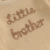 2023-09-18 Lioraitiin 0-18M Baby Boys Sweater Letter Embroidery