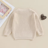 2023-10-12 Lioraitiin 0-18M Baby Girl Knit Sweater Love